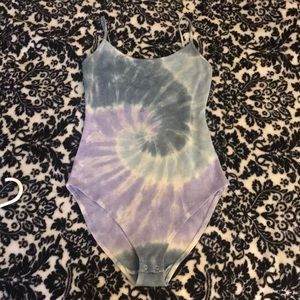 Tye dye body-suit